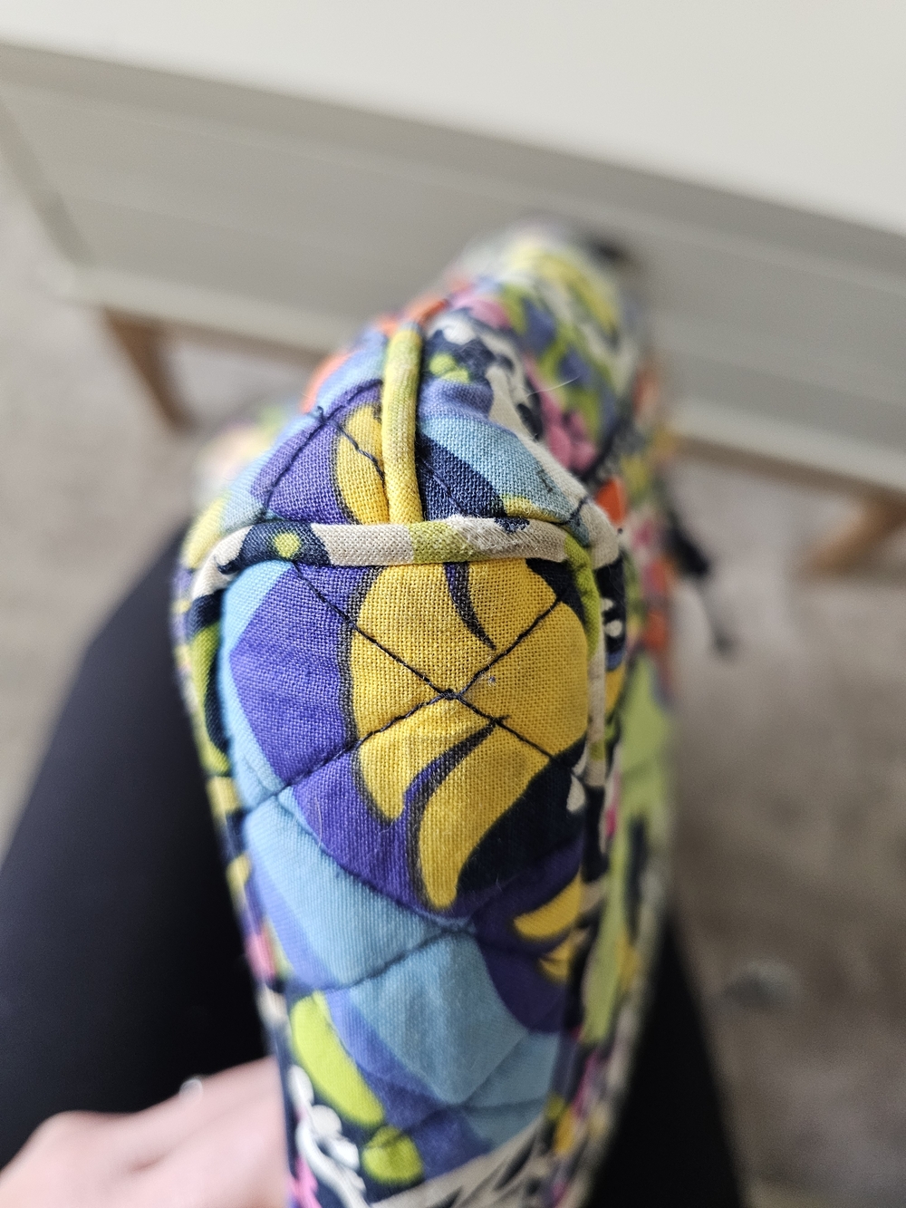 Vera Bradley Quilted Crossbody Bag In Rio Pattern - Picture 10 of 13
